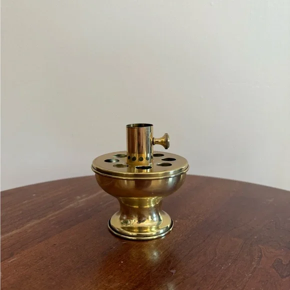 Vintage Brass Candlestick Holder - Picture 3 of 8